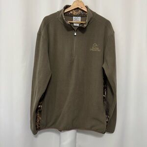 Ducks 🦆 Unlimited Men's Pullover Fleece Sweater Size: XL